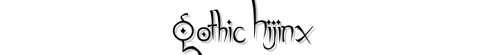 Gothic Hijinx font